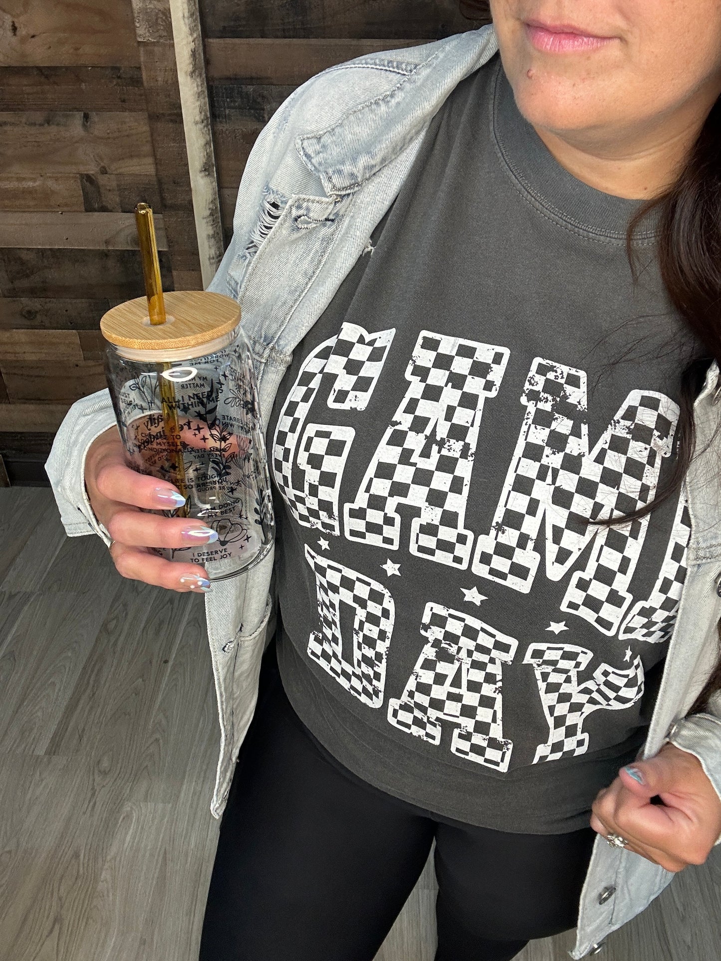 Game Day Checkered Tee