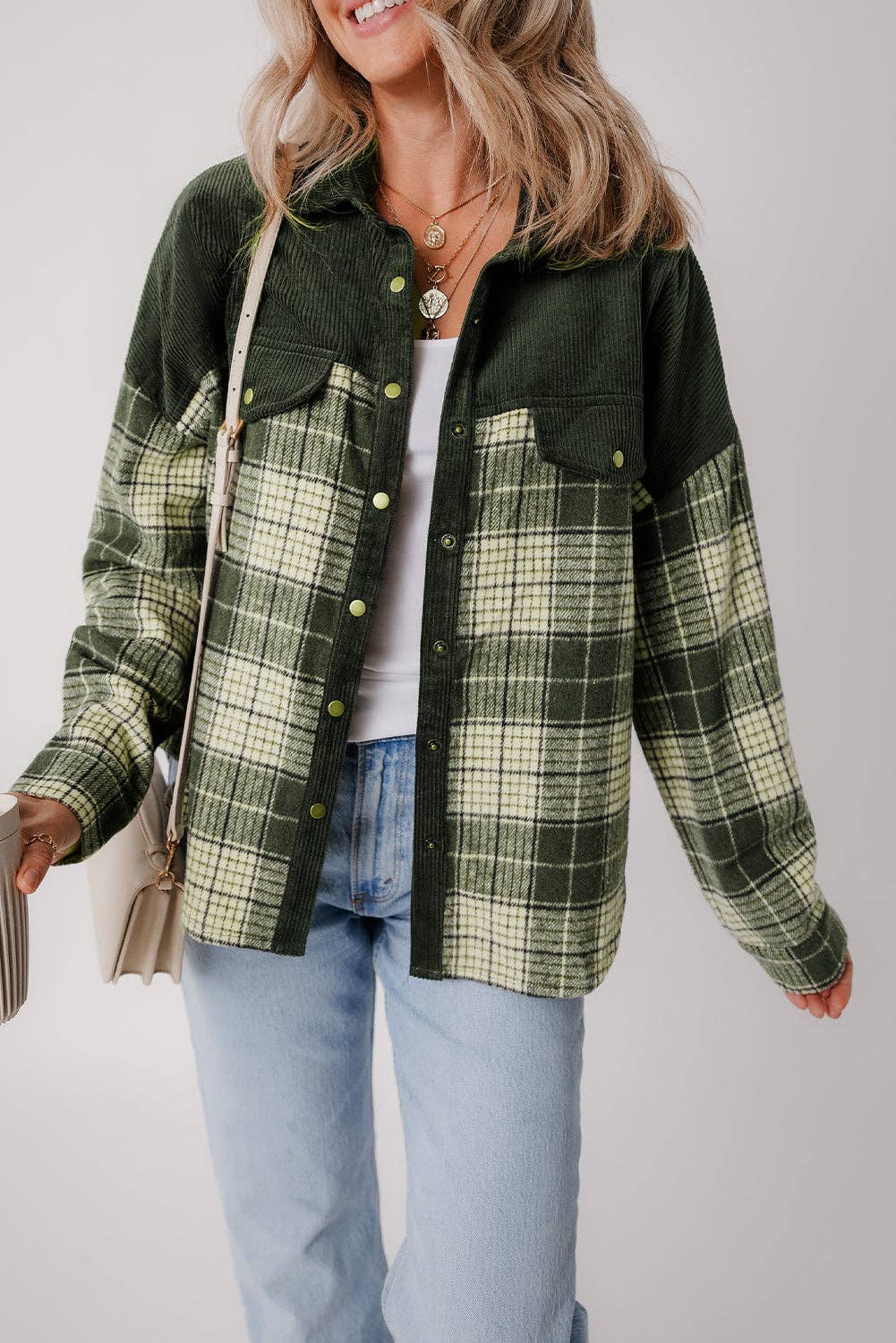 The Ellis Corded Plaid Jacket