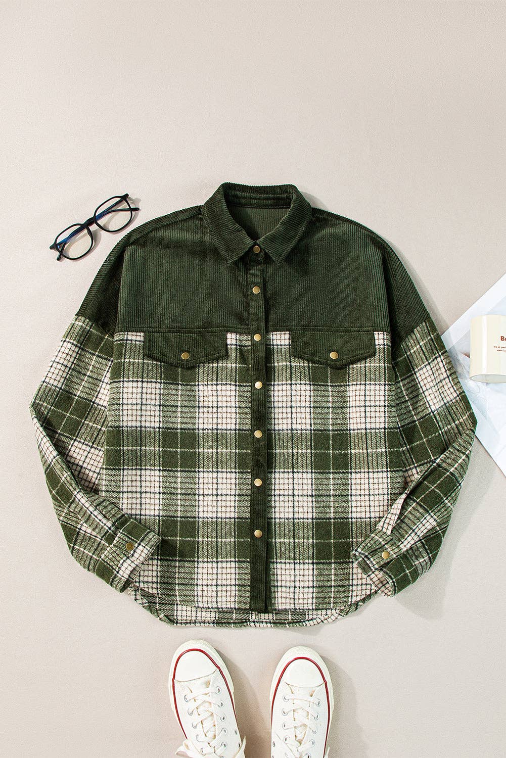 The Ellis Corded Plaid Jacket
