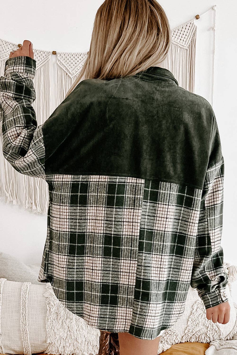 The Ellis Corded Plaid Jacket