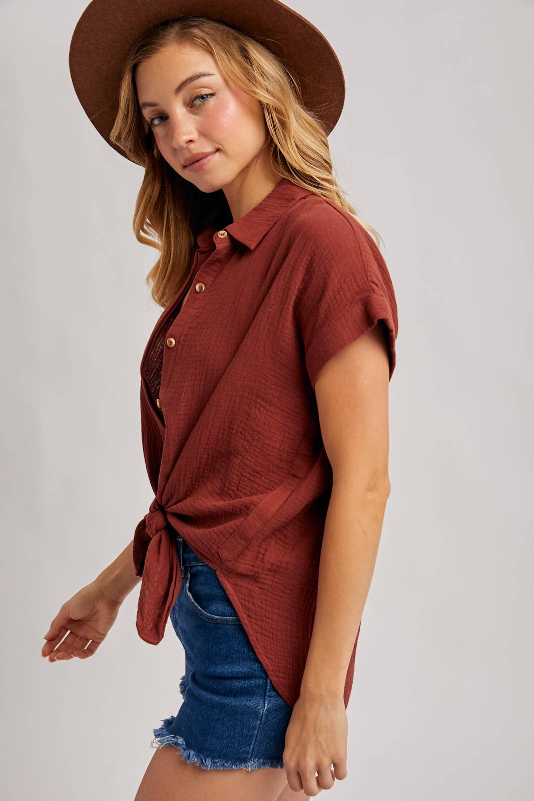 Tatum Textured Cotton Shirt