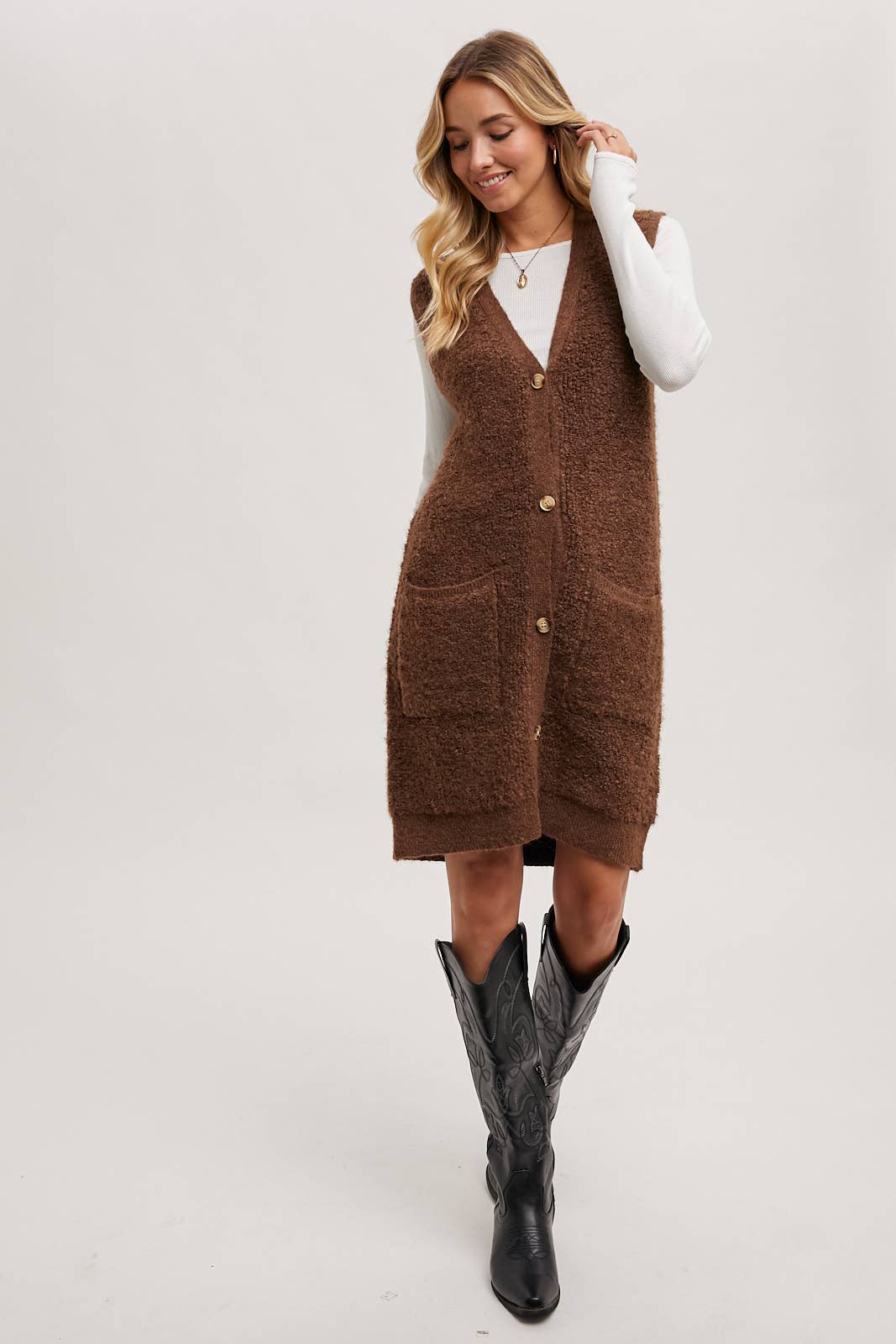 Rowan Teddy Knit Vest