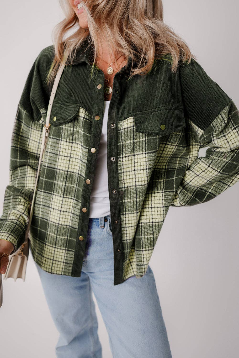 The Ellis Corded Plaid Jacket
