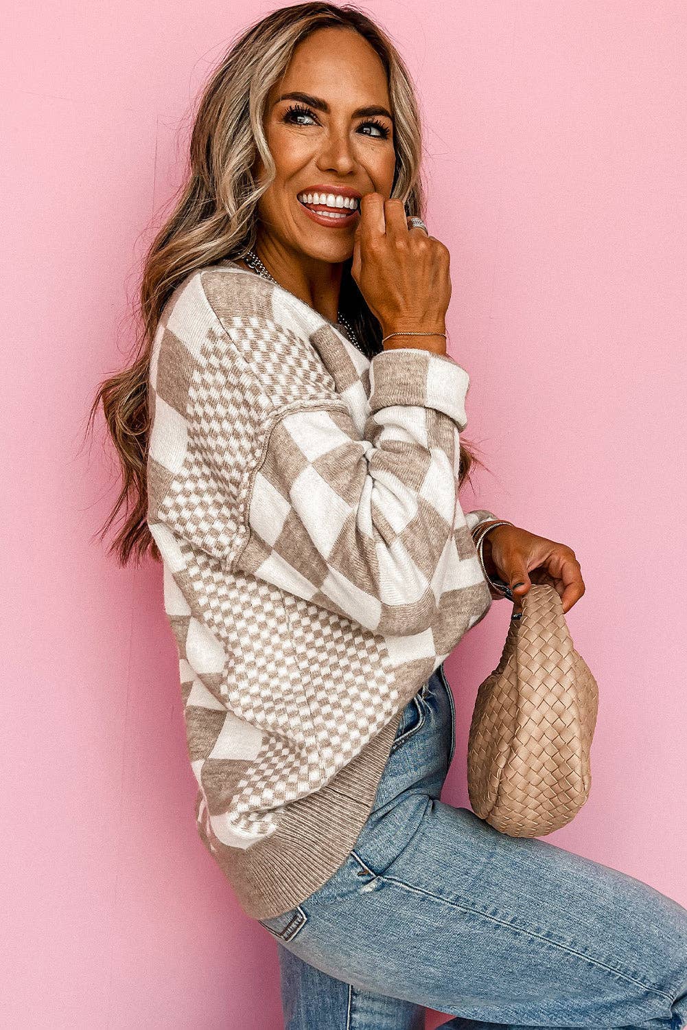 The Lennon Checkered Pullover