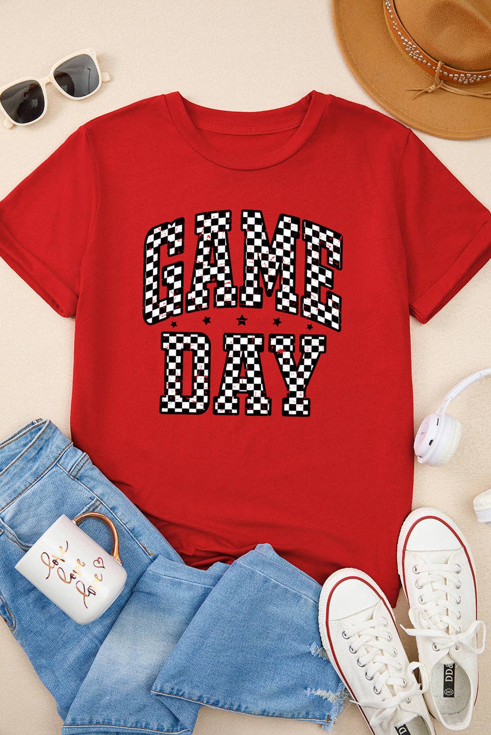 Spirit Check Tee