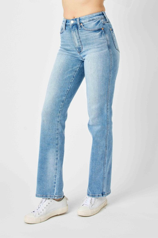 Sculpt Contrast Straight Denim