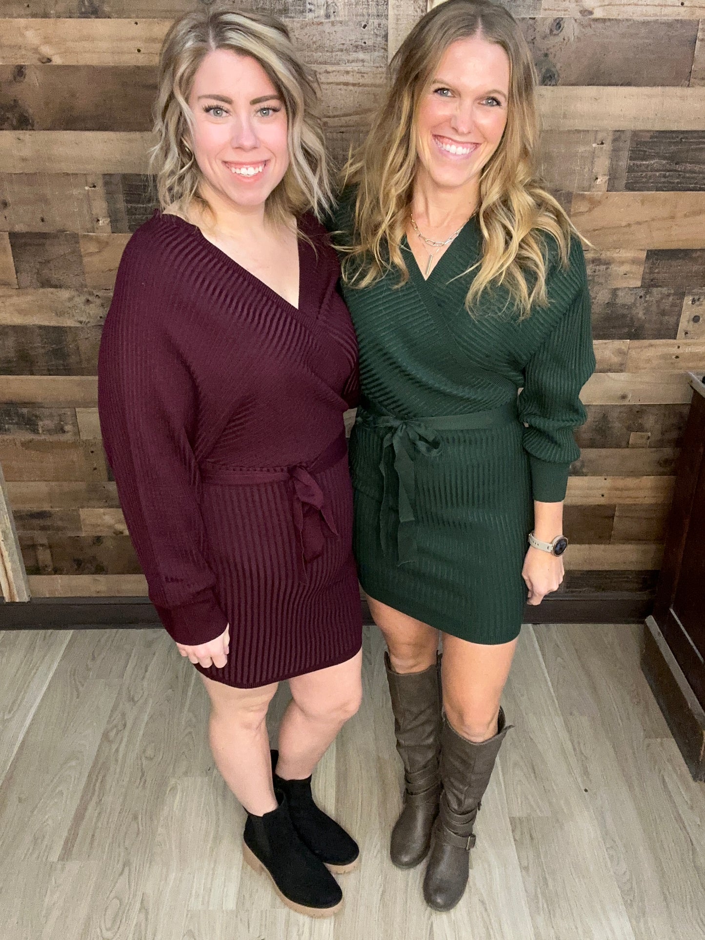 Ribbed Sweater Dress