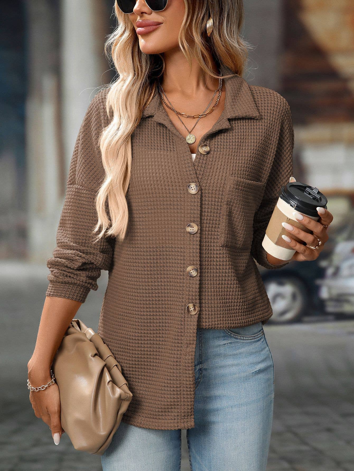 Marlowe Waffle Shirt