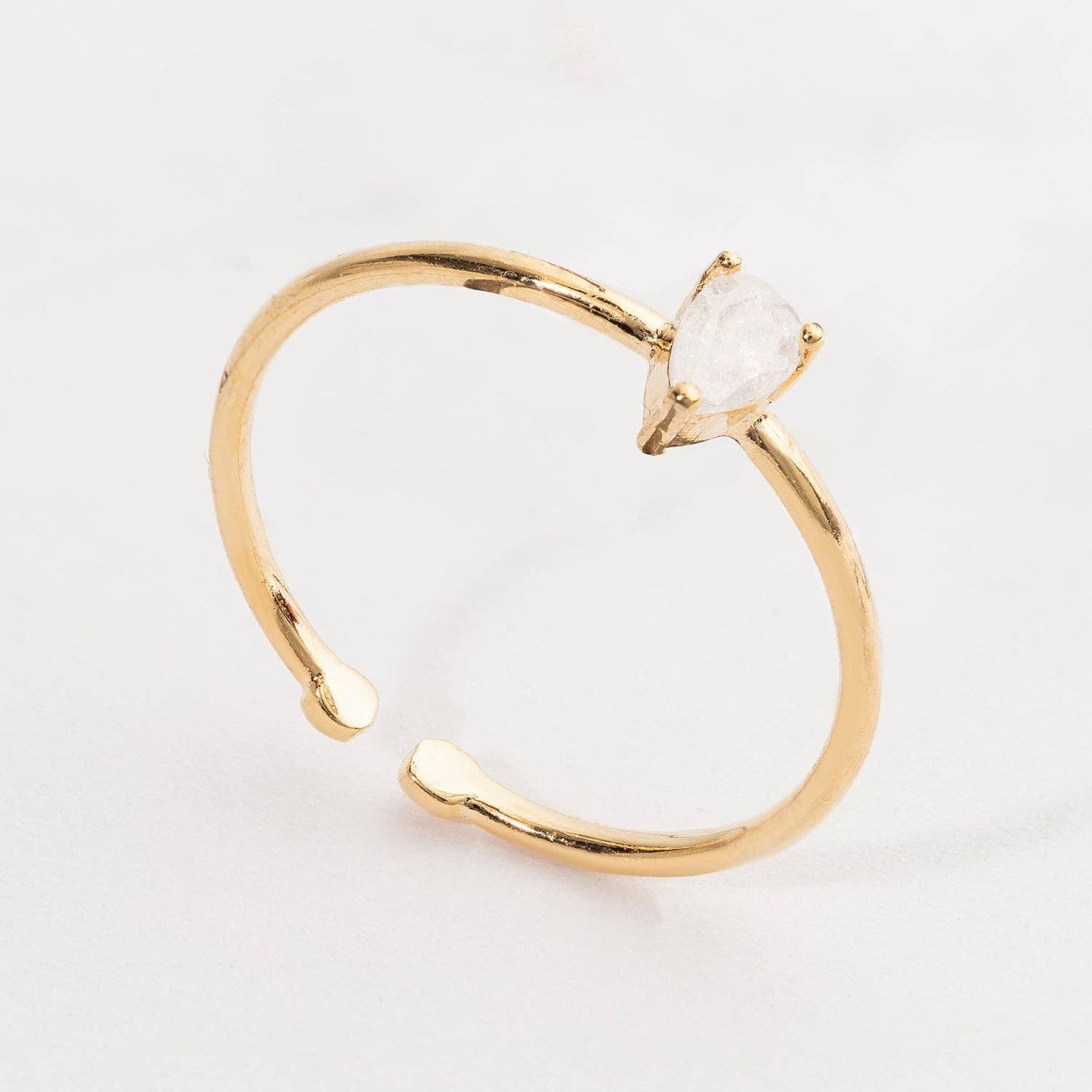 Frosted Glass Ring