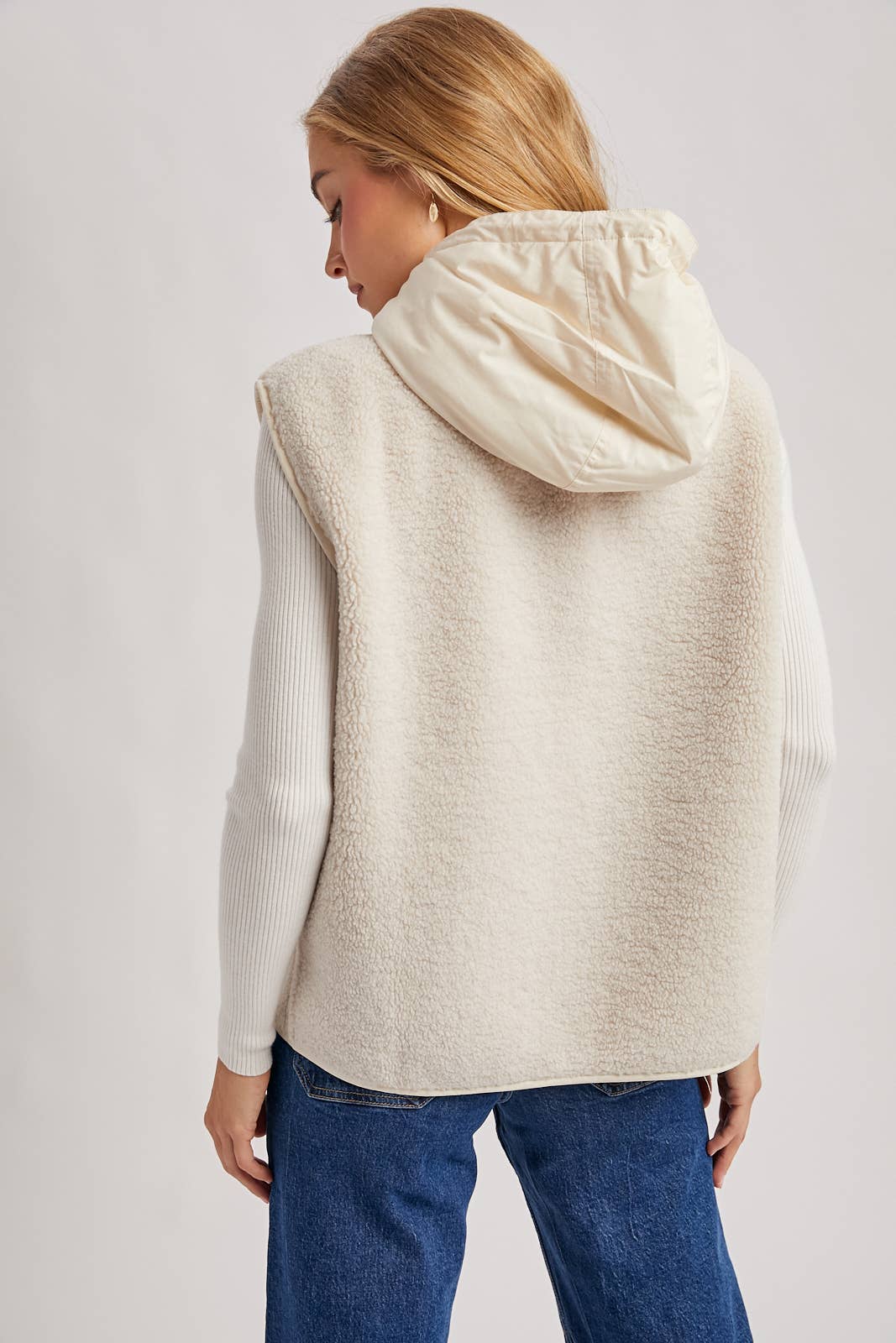 The Briar Sherpa Hooded Vest