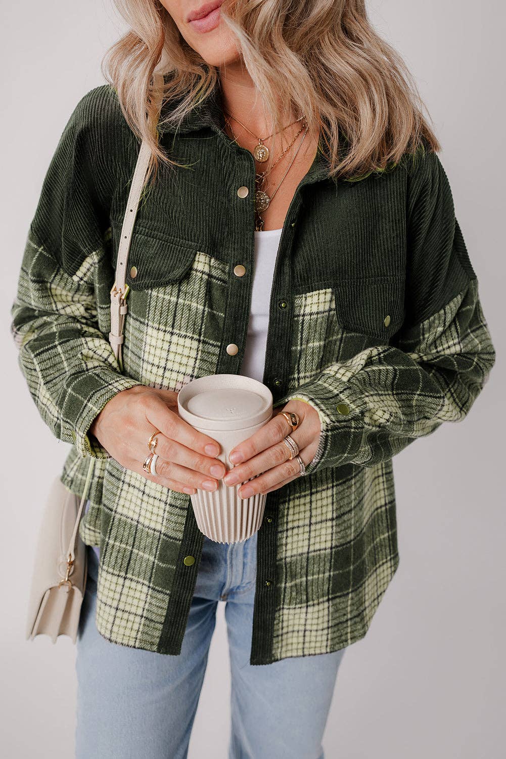 The Ellis Corded Plaid Jacket
