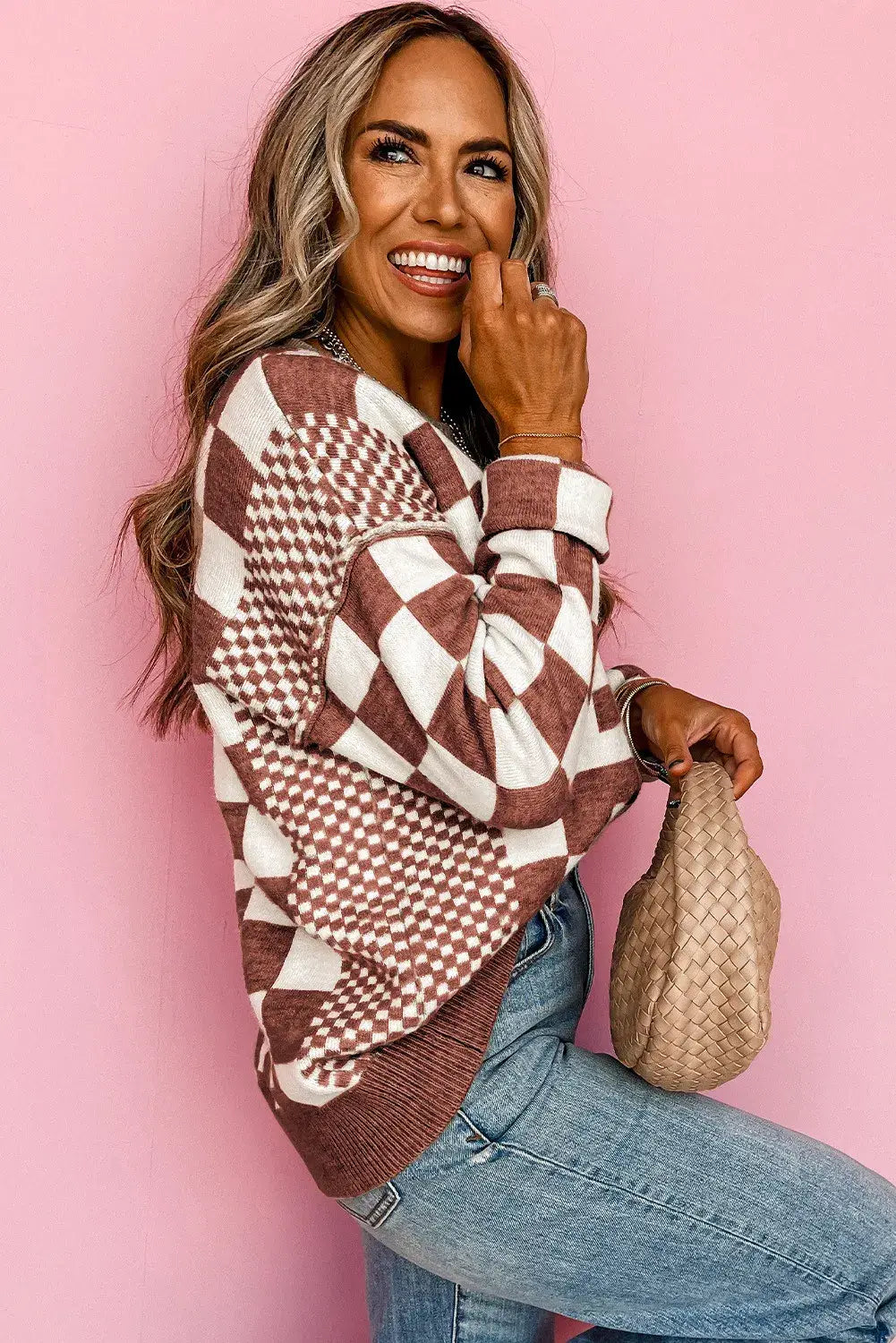 The Lennon Checkered Pullover