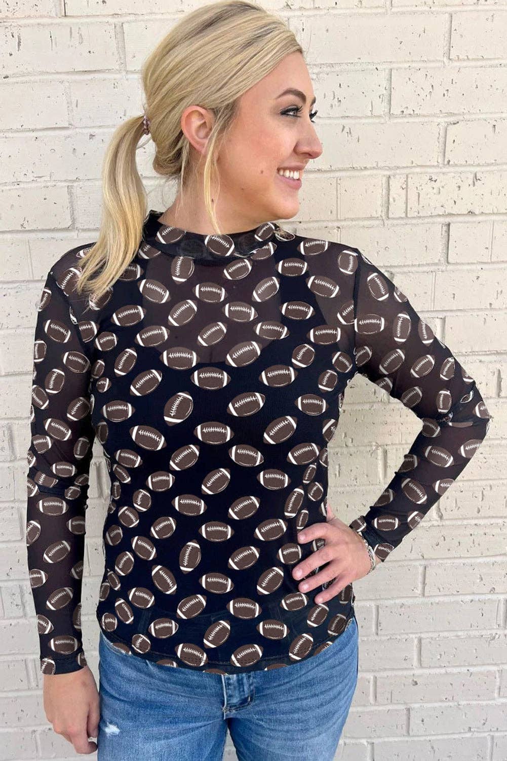 The Kickoff Mesh Top