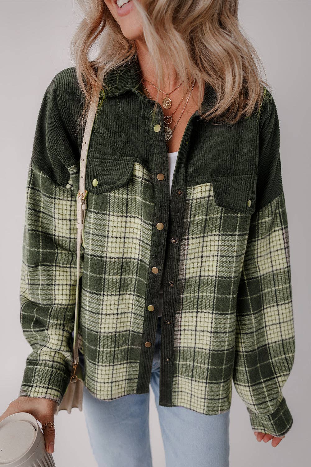 The Ellis Corded Plaid Jacket