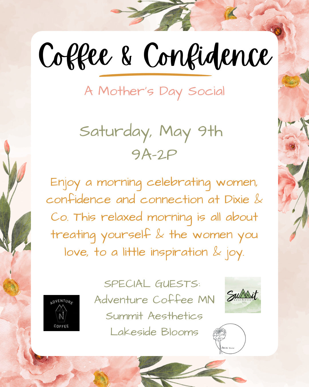 Why Moms Deserve This: Inside Our Coffee & Confidence Mother’s Day Event
