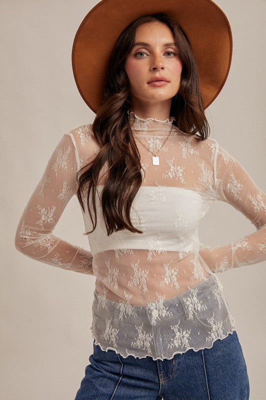 Elise Lace Top