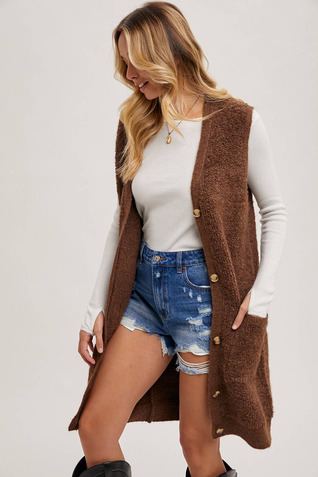 Rowan Teddy Knit Vest