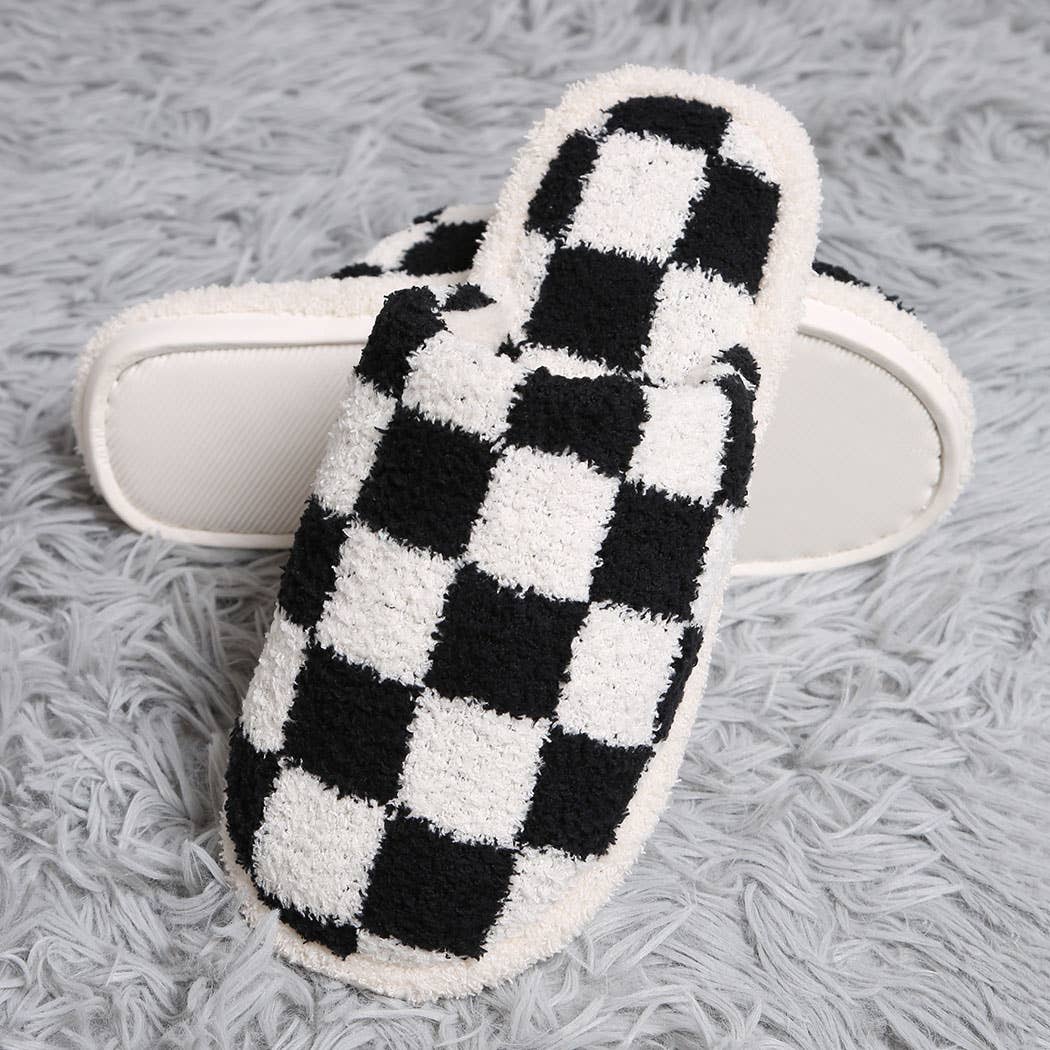 Checkerboard Slippers