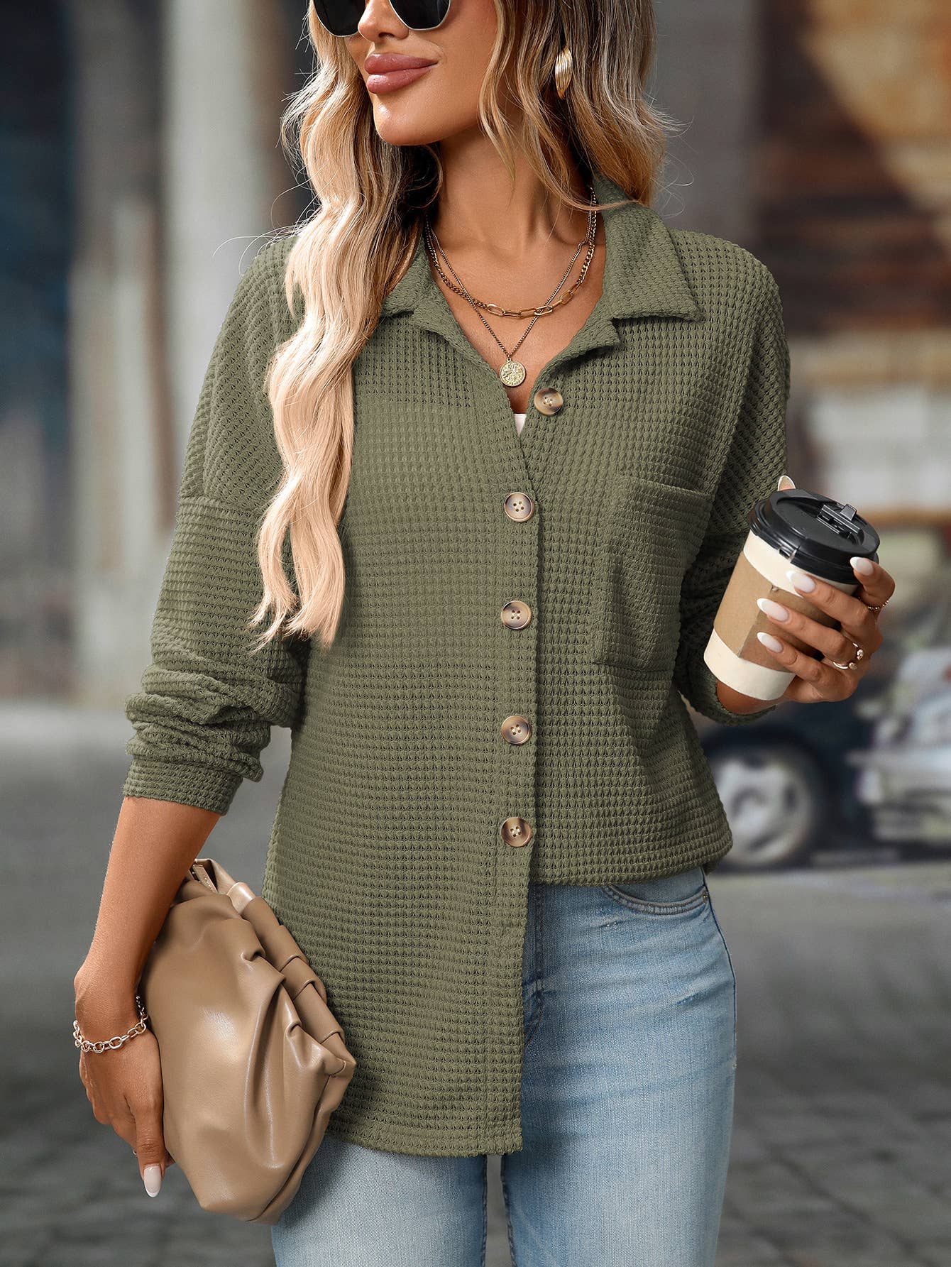 Marlowe Waffle Shirt