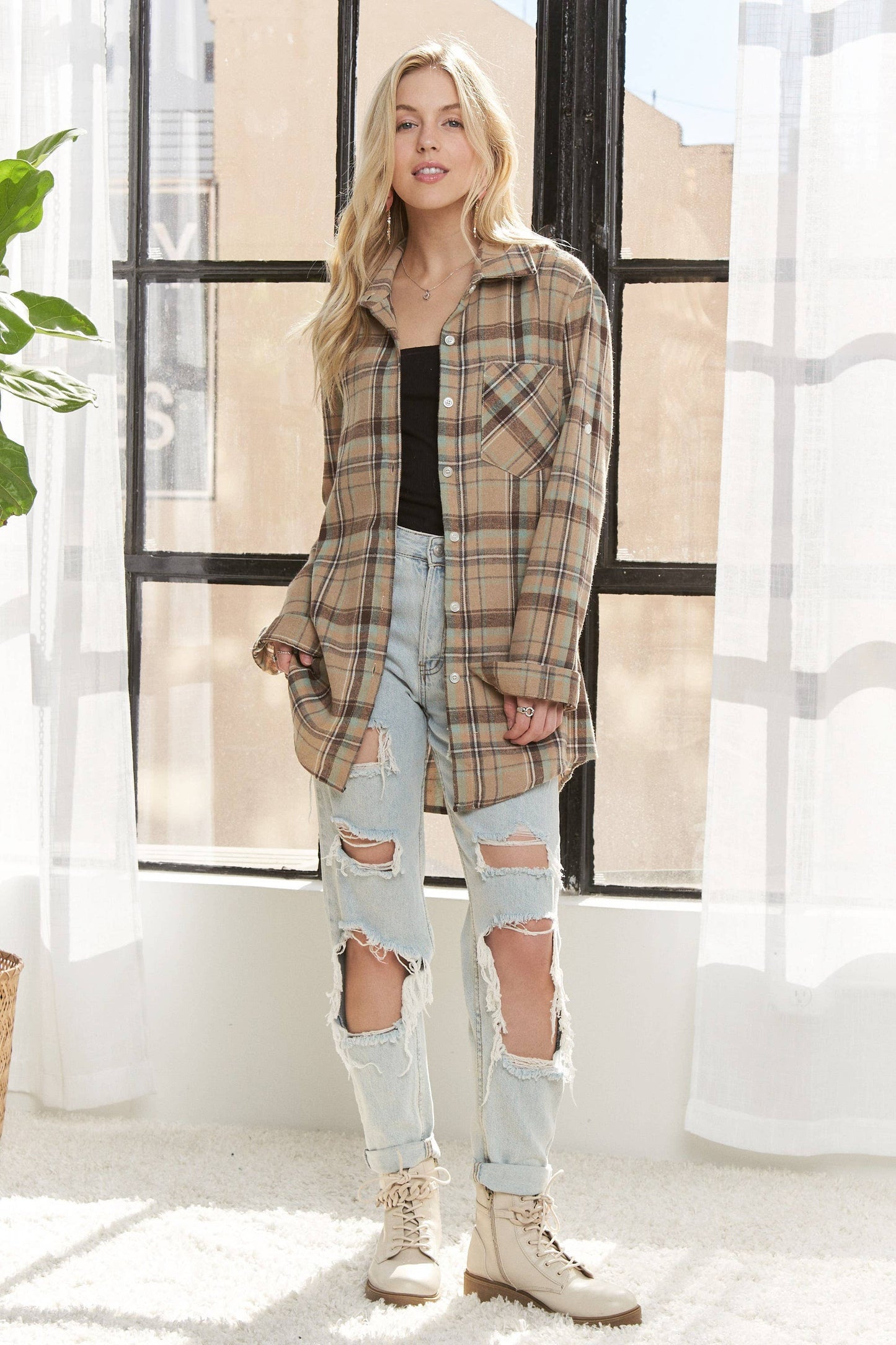 Hallie Plaid Shirt