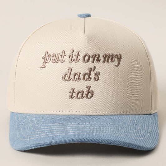 Put It On My Dad’s Tab