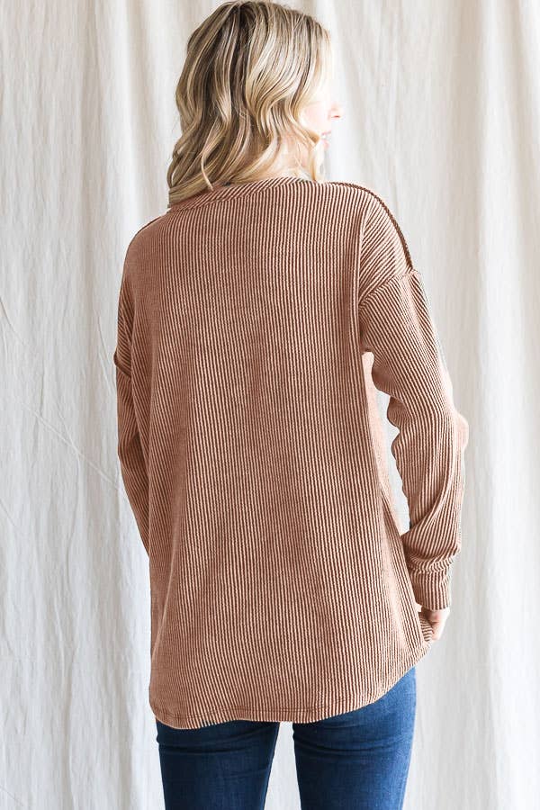 Marlowe Button Top