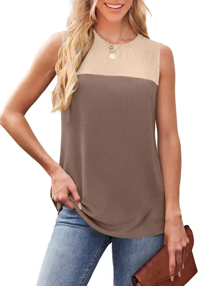Sleeveless Knit Top