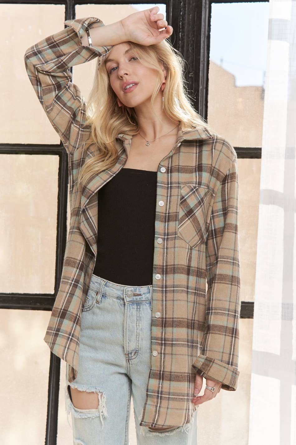Hallie Plaid Shirt