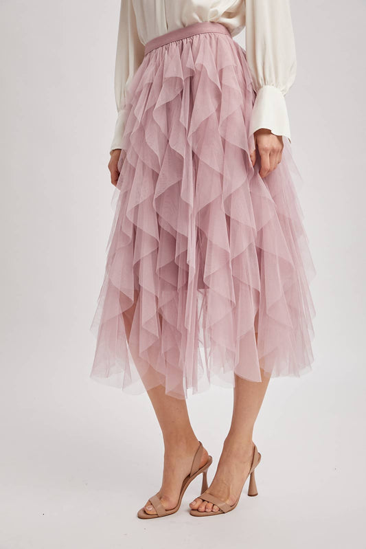 Eloise Tulle Midi Skirt