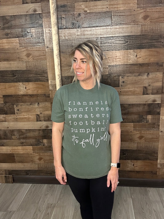 Fall List Tee