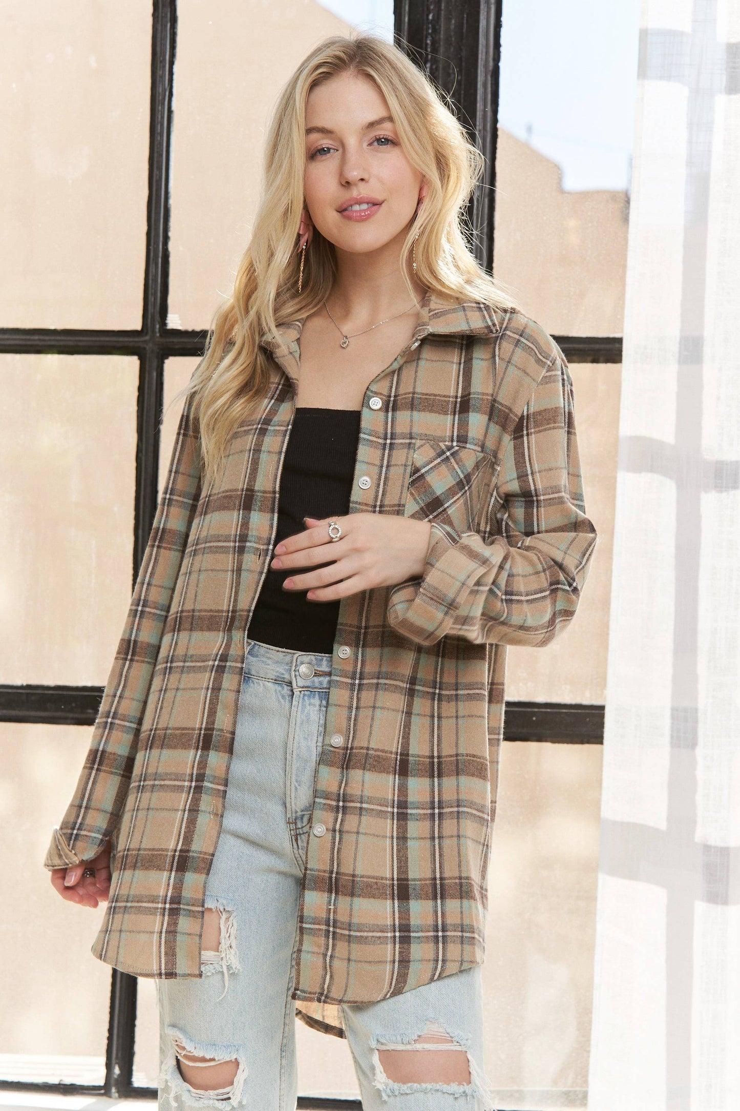 Hallie Plaid Shirt