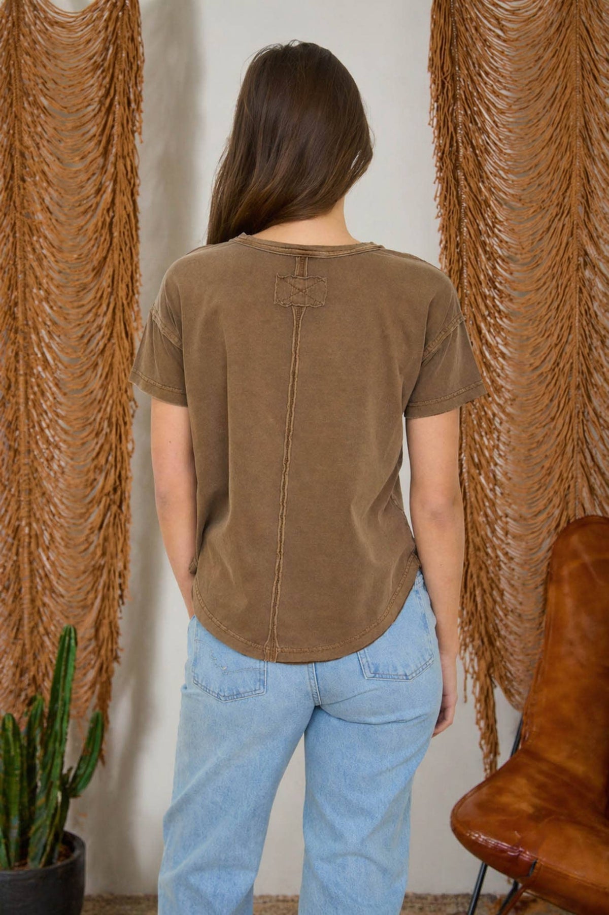 Exposed Seam Knit Top