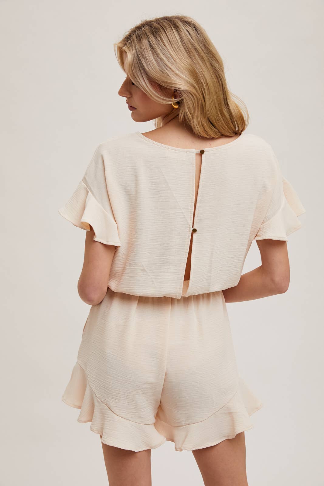 Ellie Ruffle Hem Romper