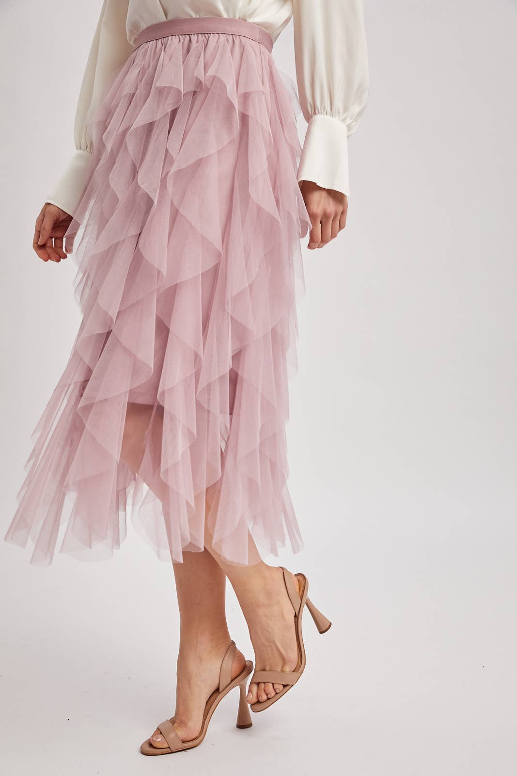 Eloise Tulle Midi Skirt