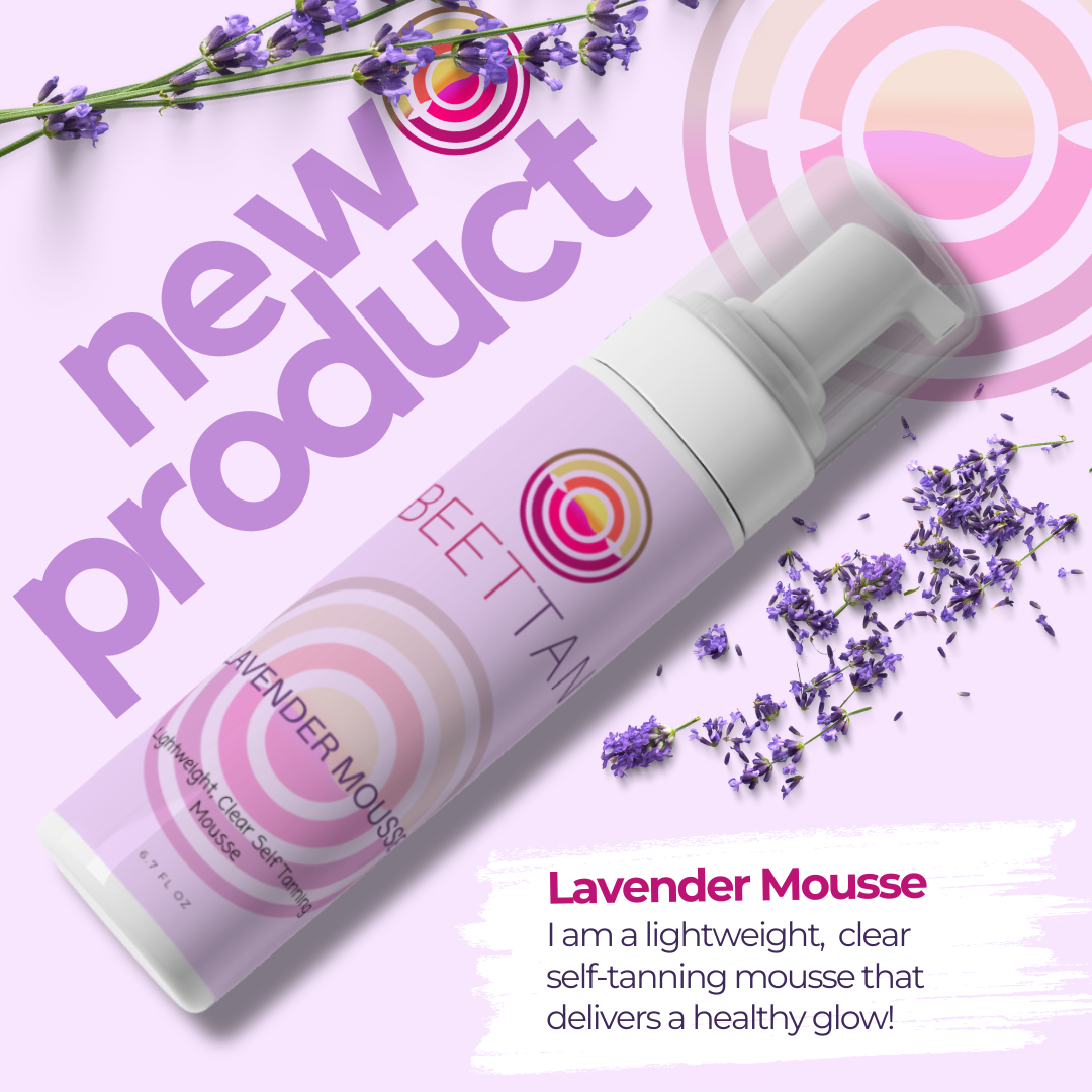Beettan Lavender Self-Tanning Mousse — Fair Skin, Light-Medi