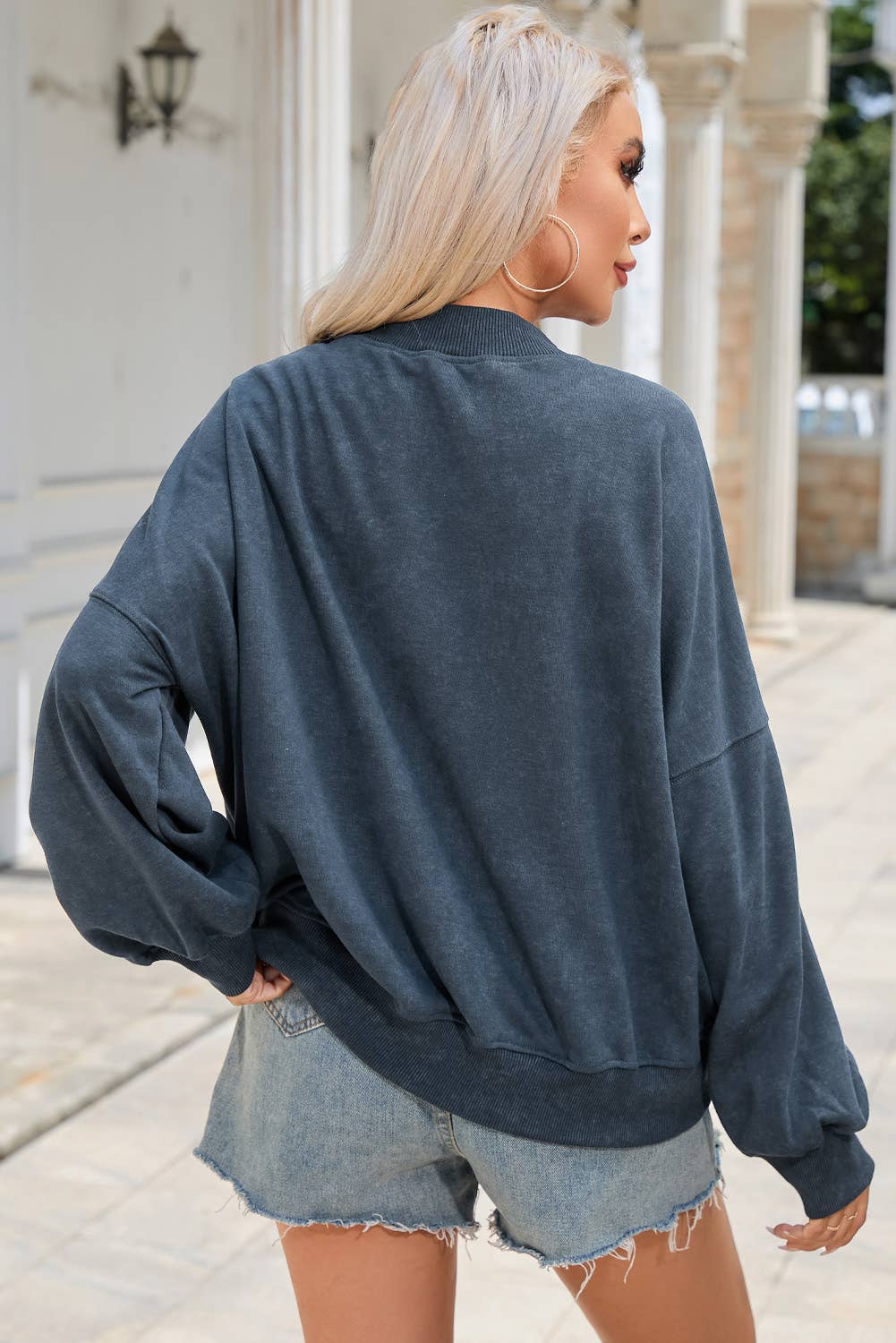 Drop Shoulder Pullover