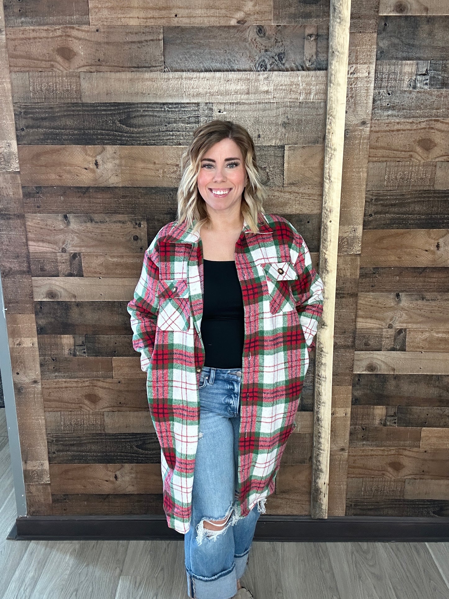 Holiday Stroll Shacket