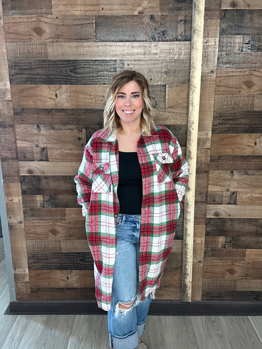 Holiday Stroll Shacket