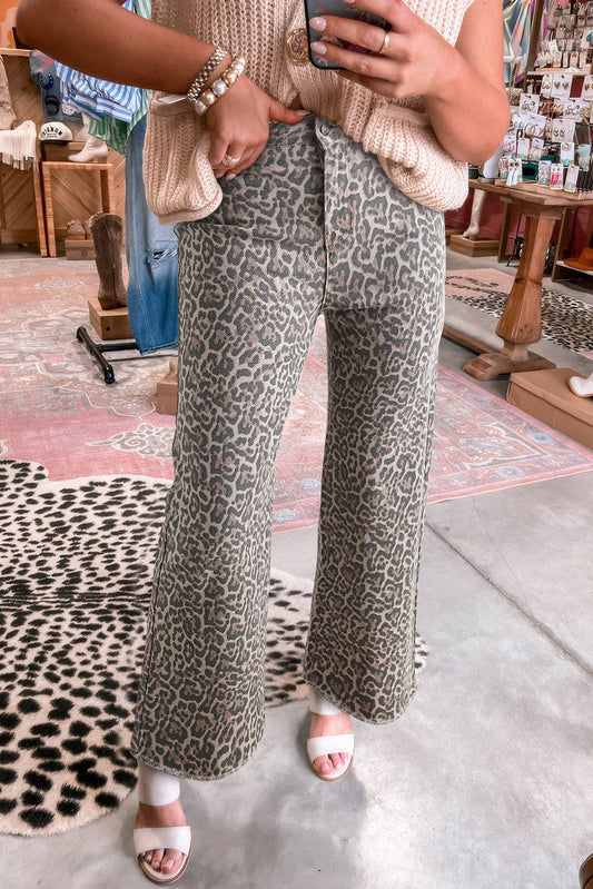 Leopard HR Denim