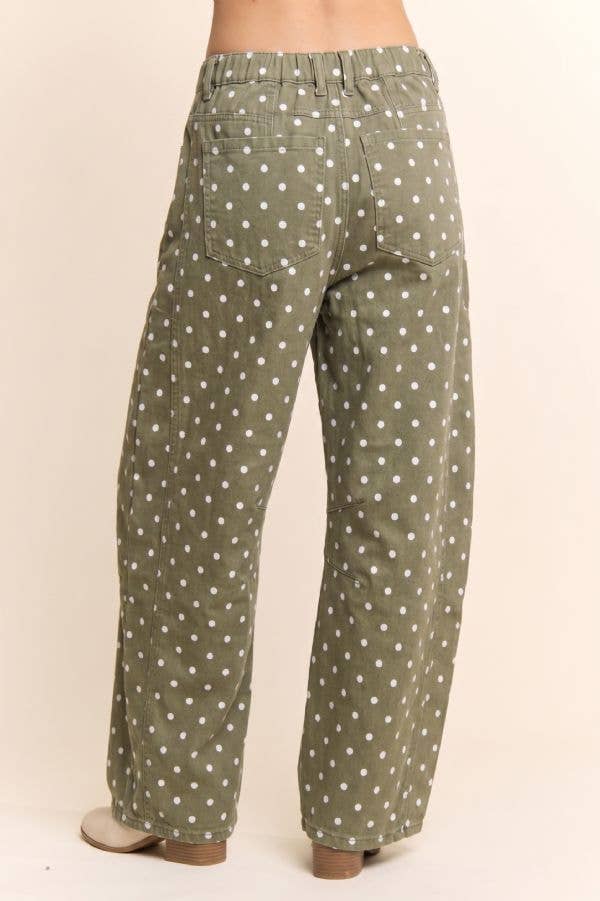HR Polka Dot Barrel Pants
