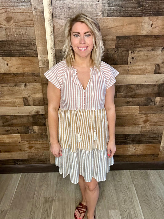 Hanna Striped Dress