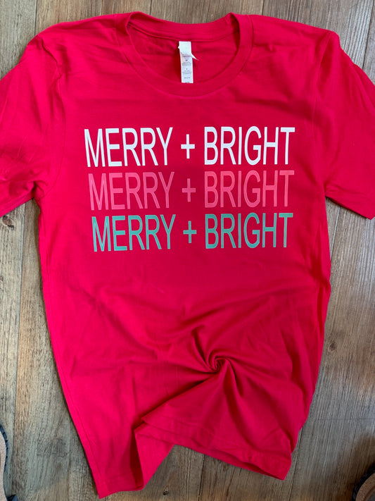 Merry & Bright Graphic T