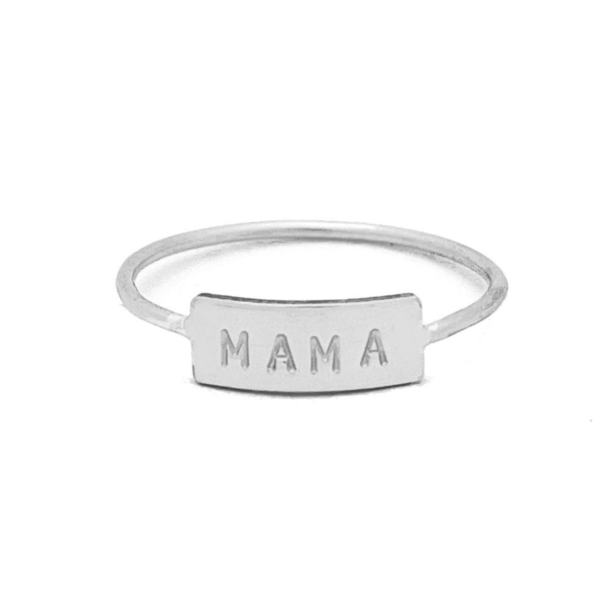 Mama Bar Ring (Silver)