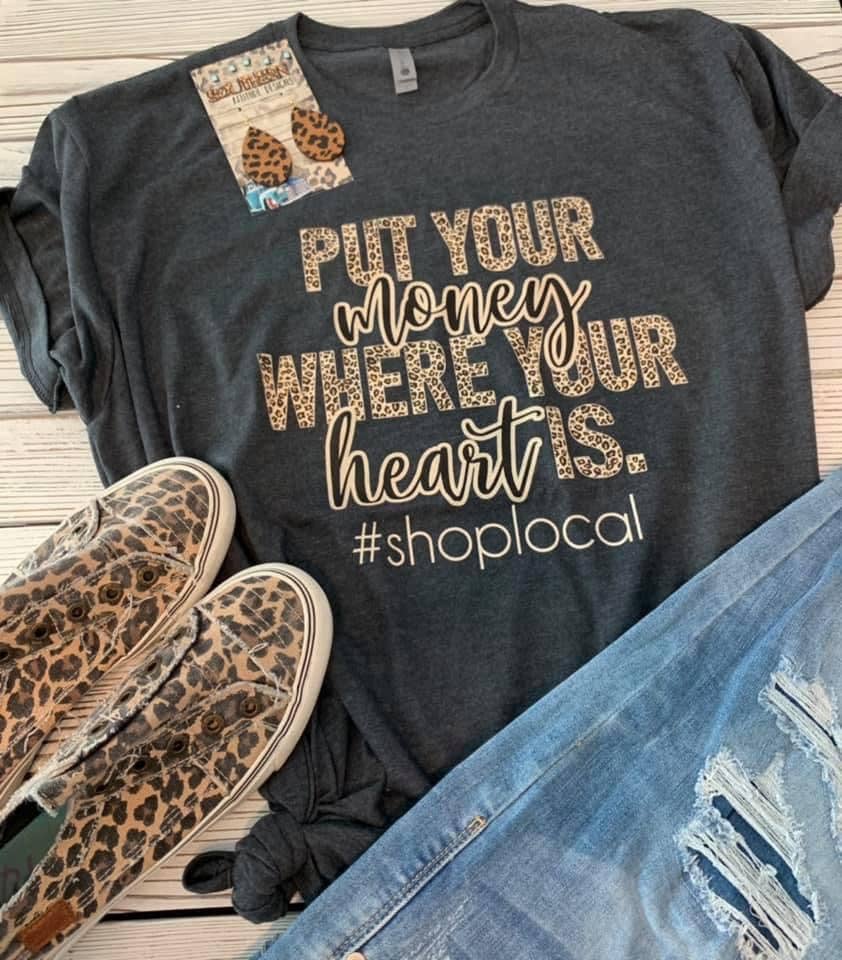 #shoplocal graphic T