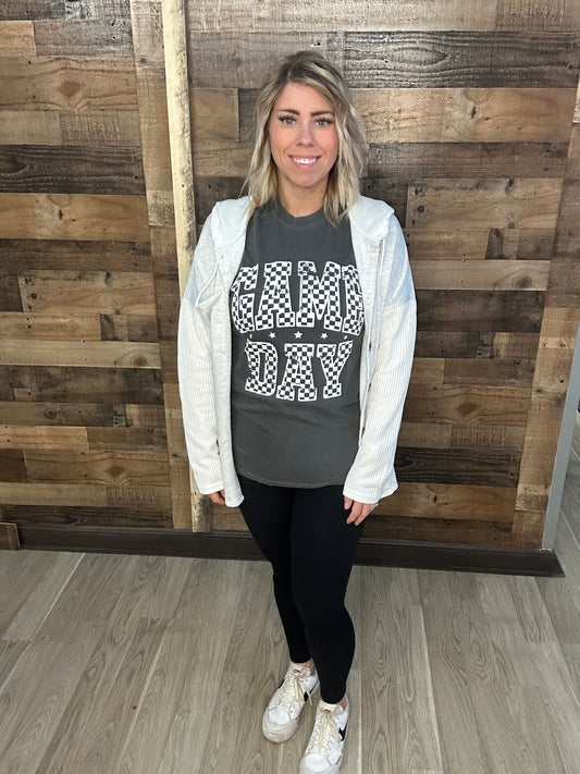 Game Day Checkered Tee