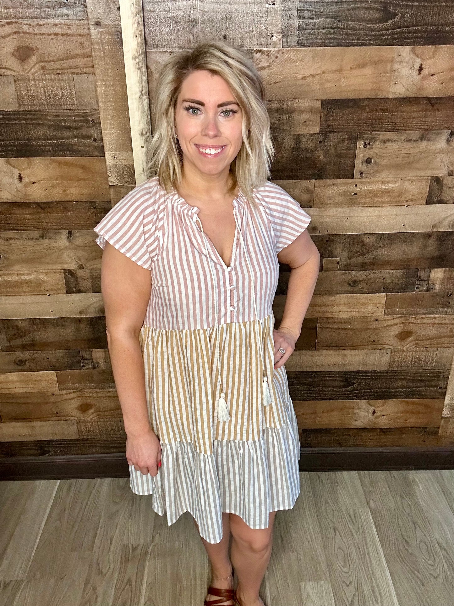 Hanna Striped Dress