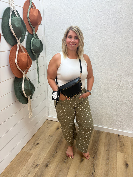 HR Polka Dot Barrel Pants