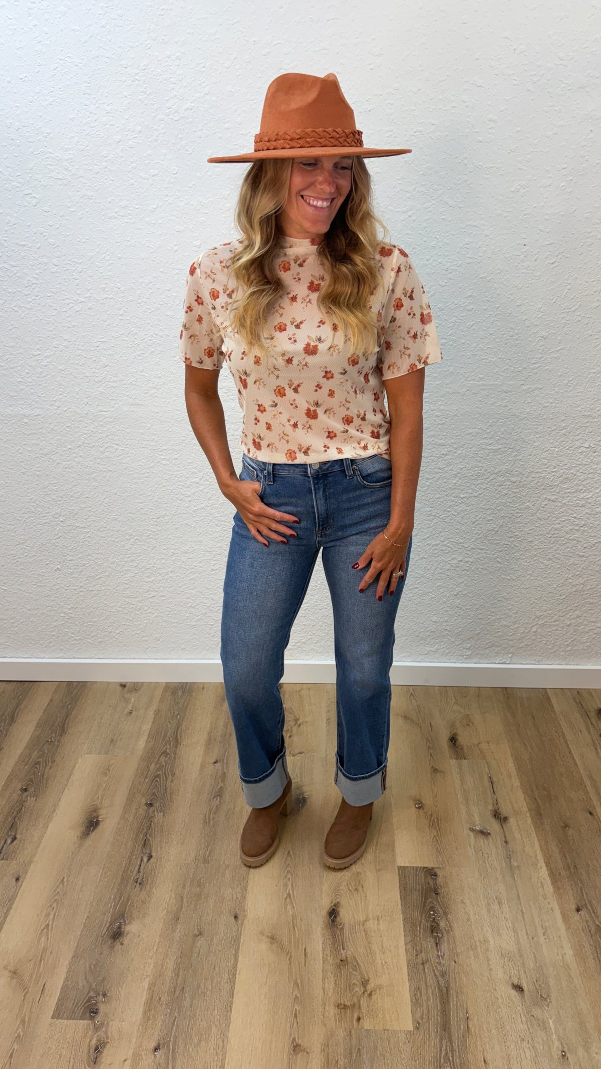 Autumn Mesh Top