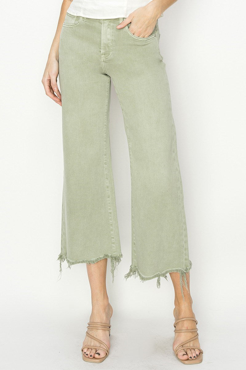 Olive Crop Denim