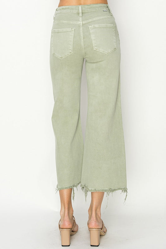 Olive Crop Denim